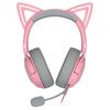 Razer Kraken Kitty V2 Quartz Pink Wired Gaming Headset with Unique Cat Ears That Allows You To Assert Your Individuality When Broadcasting Lighting