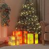 VidaXL Luminous Christmas Boxes 3 Pcs 64 Warm White LEDs, Luminous Christmas Gift, Luminous Christmas Box, Christmas Box 356245