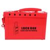 Lockout Tagout Lock Box 12 Hole Sturdy Construction Impact Resistant Portable LOTO Group Box