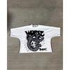 RogueWave Harajuku Graphic Print Oversized T Shirt Goth Casual Cotton Short Sleeve Tops
