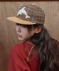 WAIKEI Flannel Check Dolphin Cap Brown
