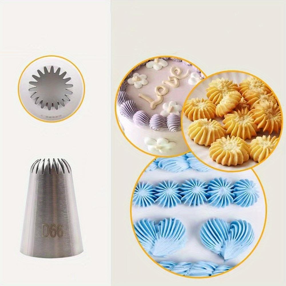 1pc, Stainless Steel Pipping Tip for Perfectly Puffed Pastry and Decorated Cupcakes - Kitchen Gadget for Baking and Cooking