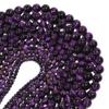 Фиолетовые бусины с изображением тигрового глаза, 15,5 дюймов/нить, свободные бусины для изготовления ювелирных браслетов, 6, 8, 10 мм, аксессуары для самостоятельного изготовления