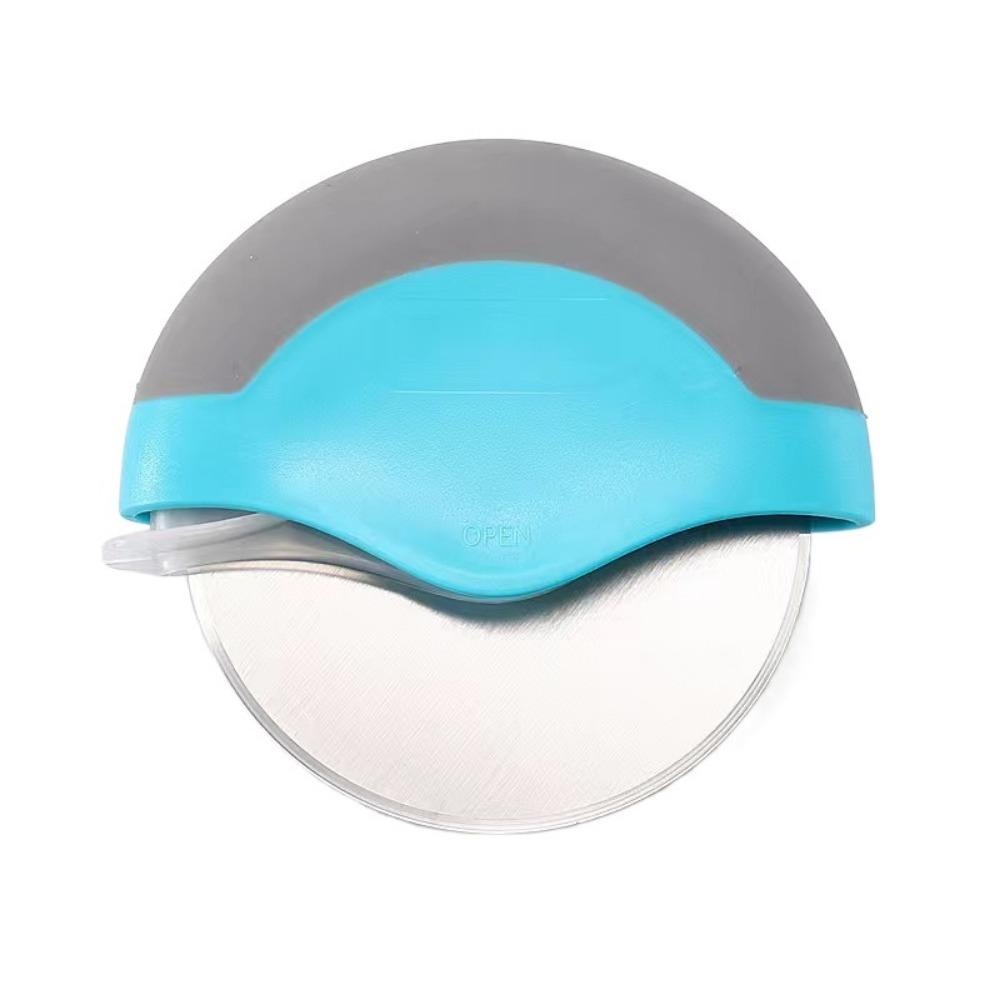 Stainless Steel Pizza Cutter Round Rotating Pizza Cutting Slicer Creative Pizza Slicer for Home