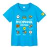 A4 Print Cartoon Merch Lamba Tshirts Summer Cotton Boy Girl Short Sleeves Tshirts Casual Kids Tees Costume Tops Cute Gift