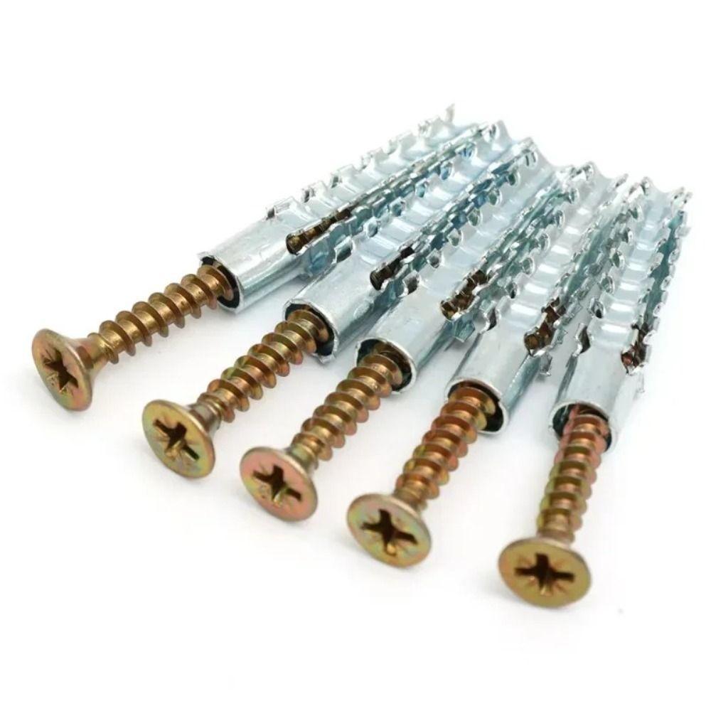 New Self Tapping Metal Expansion Tube Nails Serrated Metal Wall Screws Fasteners Bolt Concrete Wall