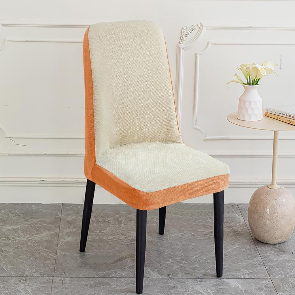 Роскошный чехол на обеденный стул Chenille Arc - Защита от царапин и универсальная посадка