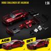 1/36 Scale Dodge Challenger Modified Car Sports Car Replacement Model Children's and Boys' Toy Car Collection Ornament