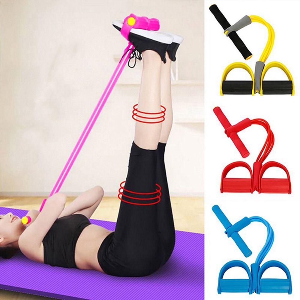 Rope Abdominal Exerciser Resistance Bands Elastic Up Pull Rope Gym Workout Bands Pedal Ankle Puller