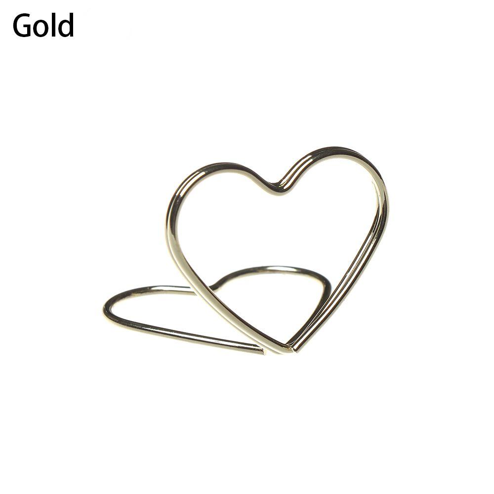 Ring Shape Paper Clamp Wedding Supplies Clamps Stand Table Numbers Holder Photos Clips Place Card