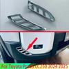 Для Toyota Prado LC250 2024 2025 Автомобильные Аксессуары АБС Хром Декоративная Накладка Вентиляционного Отверстия Переднего Бампера Декоративный Акцент