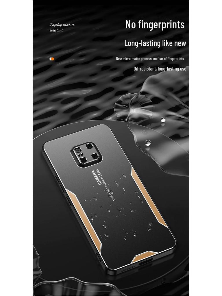 Металлический чехол для Huawei Mate 20 Pro: Защита от выпадения, комплексный, стильный дизайн для мужчин