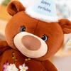 Birthday Bear Plush Toy Cute Christmas Bear Doll Festive Event Decorative Bear Children'S Birthday Gift