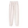 Windproof Pants Women's Autumn Winter Bunched Feet Warm Plus Fleece Sweatpants Loose Couple Tracksuit Pants Harlan Casual Pants