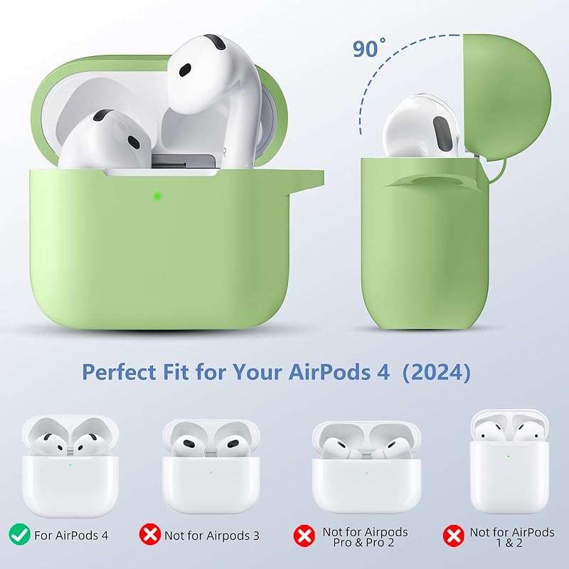 ANYOGRO AirPods 4 case 4th generation silicon Shockproof super thin silicone oil proof waterproof Fall prevention Cushioning property Easy to install