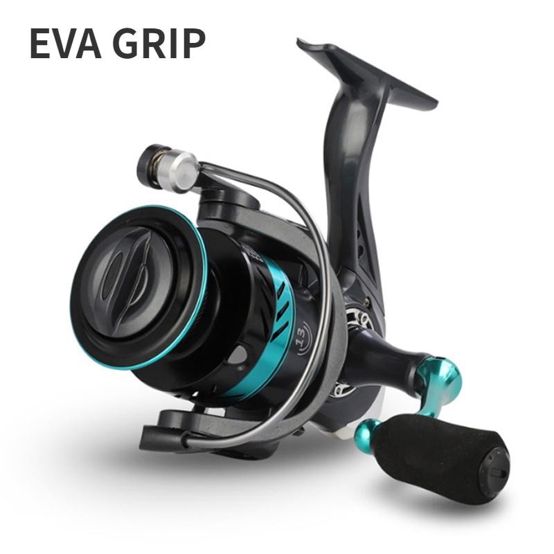 New Popular DK 1000~7000 Series 5.2:1 Gear Ratio 22LB Maximum Drag CNC Full Metal Spool Spinning Fishing Reel for Freshwater and Saltwater