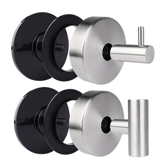 Yousheng 2 шт. Крючки на присосках для дверных венков, водонепроницаемые декоративные крючки-кольца для душа, без сверления, держатель для полотенец для входной двери, стеклянных окон, ванной комнаты