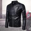 Новая модная мужская кожаная повседневная куртка, корейская версия, трендовая тонкая красивая молодежная весенне-осенняя мотоциклетная куртка