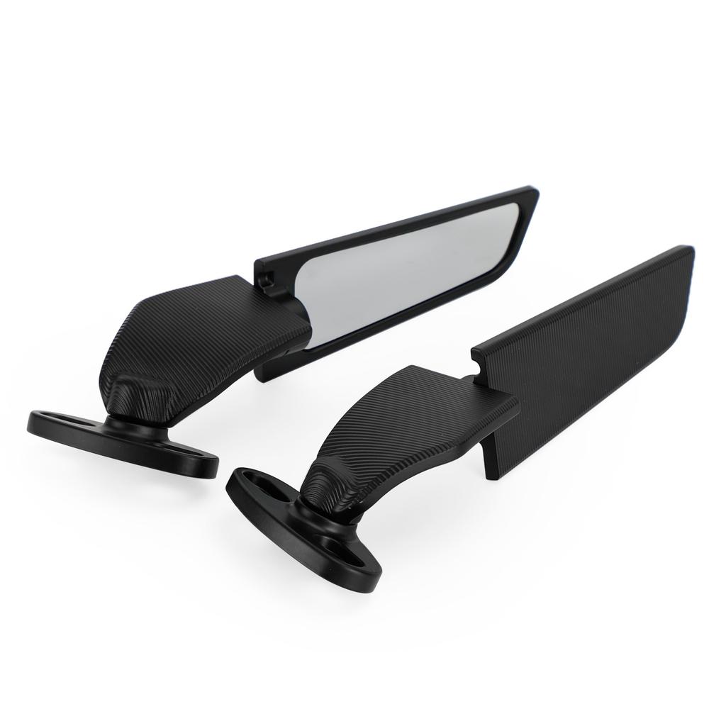 Adjustable Wing Fin Rearview Mirrors For Yamaha YZF R1 R3 R6 1998-2021
