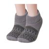 Retro Winter Slipper Socks Thickened Fleece Lined Low Cut Socks Socks with Grips Non-Slip Ankle Slipper