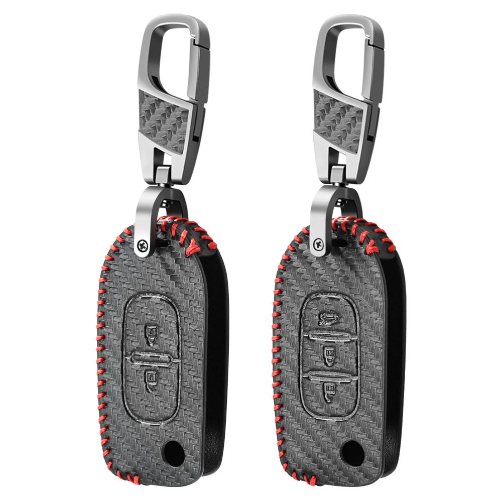 Для Renault Kadjar Captur Megane Sandero Stepway Logan Clio 5 Arkana 2020 2021 чехол для выкидного ключа автомобиля защитный чехол для ключа