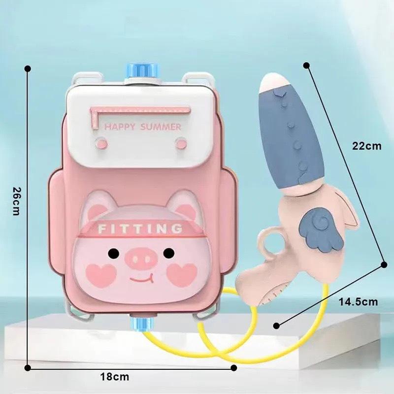 Children's Backpack Water Gun Toys 1PCS Pull-out Beach Water Play Bared Spray Gun Boys and Girls Splash Festival Summer Water Toys