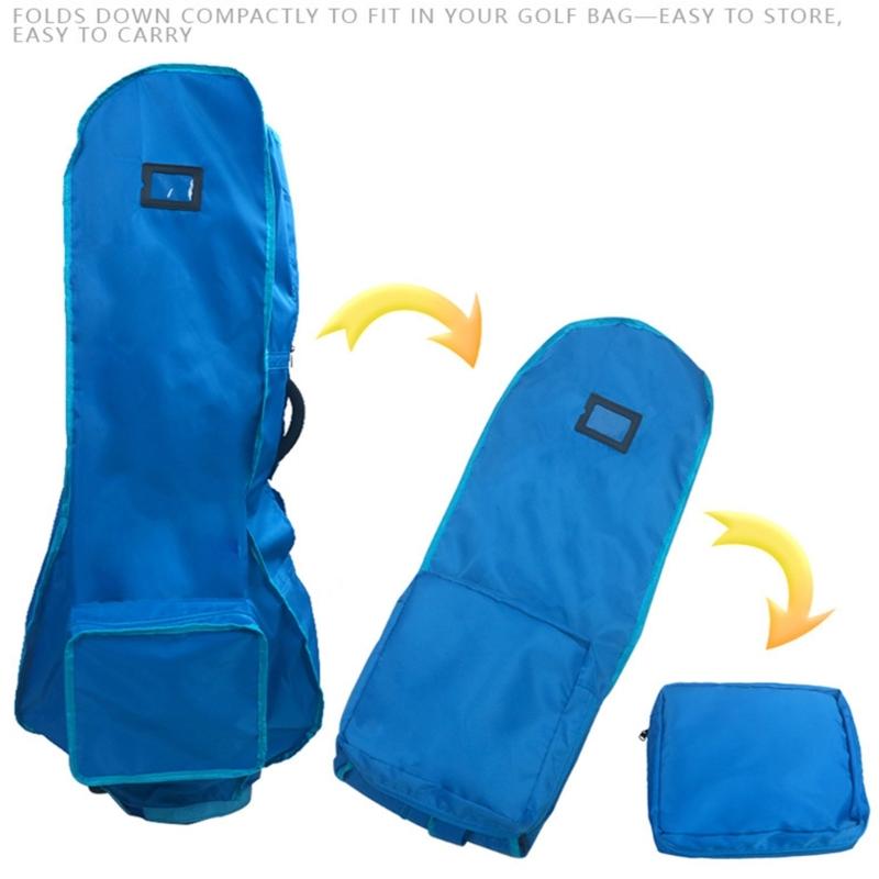Light Weight Foldable Golf Bag Rain Cover Waterproof Golf Bag Protector Rain Cape Golf Accessories For Men Women Golfer