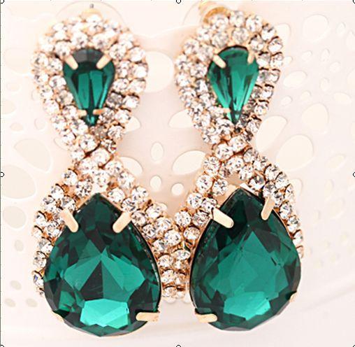 Korean Style Earrings 8-Word Autumn New Small Jewelry Ladies Stage Performance Earring Accessories  E017
