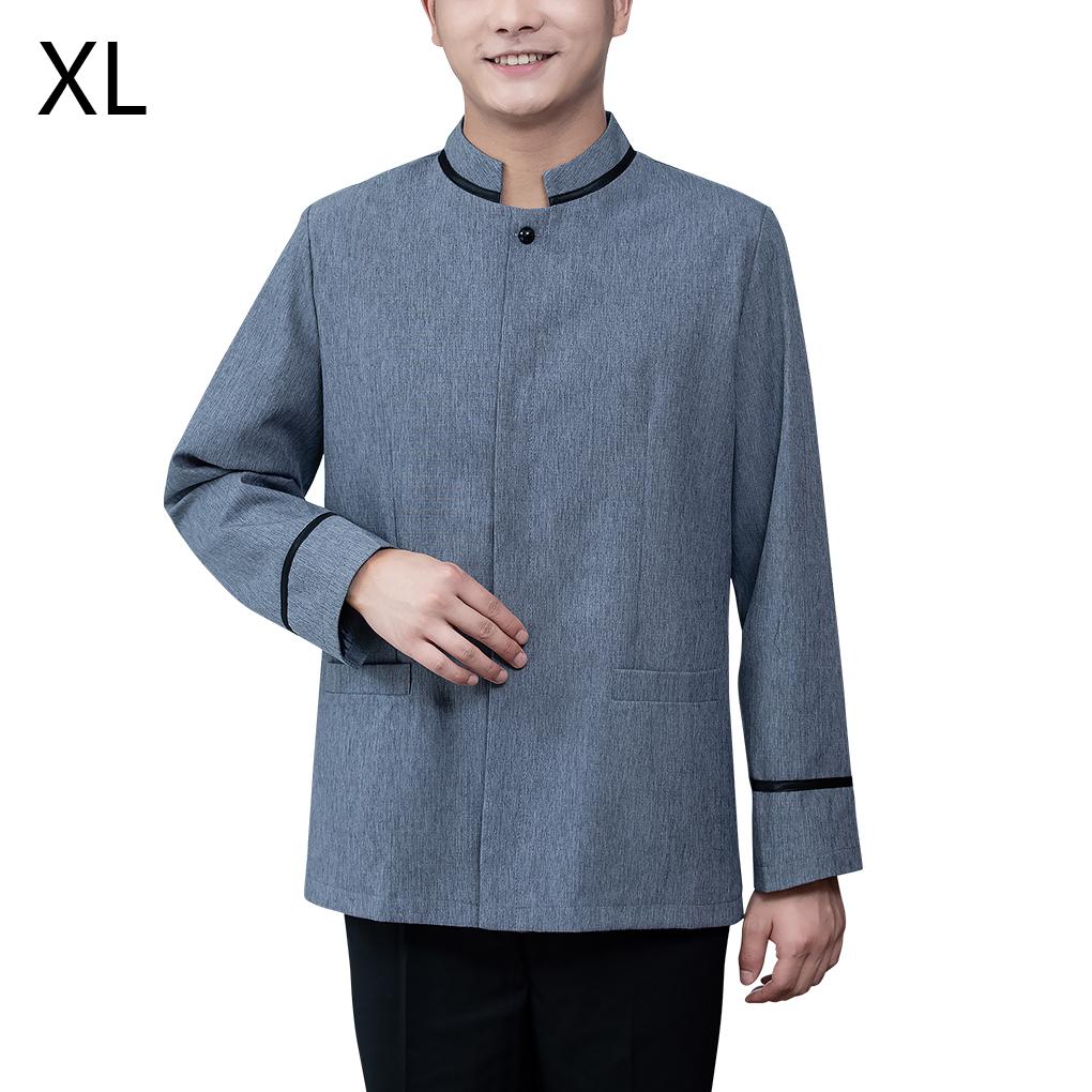 Униформа для горничных с длинным рукавом, аккуратная строчка, удобная, прочная, для прямой осанки, износостойкая, одежда для официанток