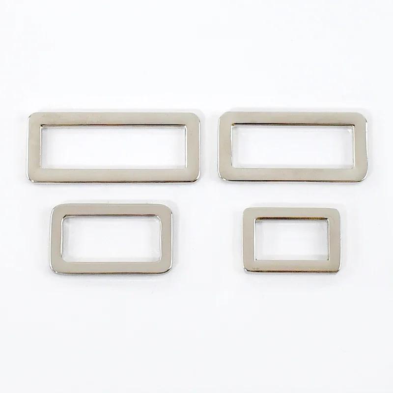 Meetee 20 шт. 20-50 мм 16 цветов Металлическая пряжка Регулировочные пряжки для стропы Ползунок для ремня сумки Кольцо Застежка DIY Кожаная фурнитура Аксессуары