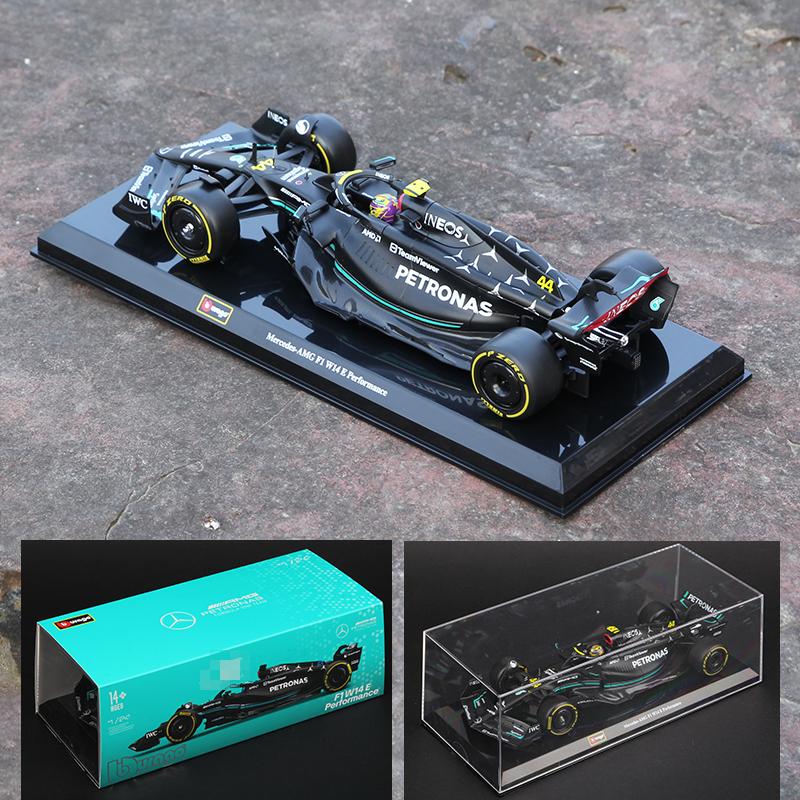 Ббураго 1:24 Mercedes-Amg F1 W14 E Performance Литой Модель Автомобиля Формула Гонки Литая Игрушка W15 Rb20 Sf24 Rb19 Sf23 Mcl38
