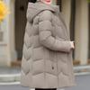 Plus Size XL-6XL Middle Age Women's Winter Jackets New In Coats Elegant Loose Thick Warm Long Parkas Female Outerwears