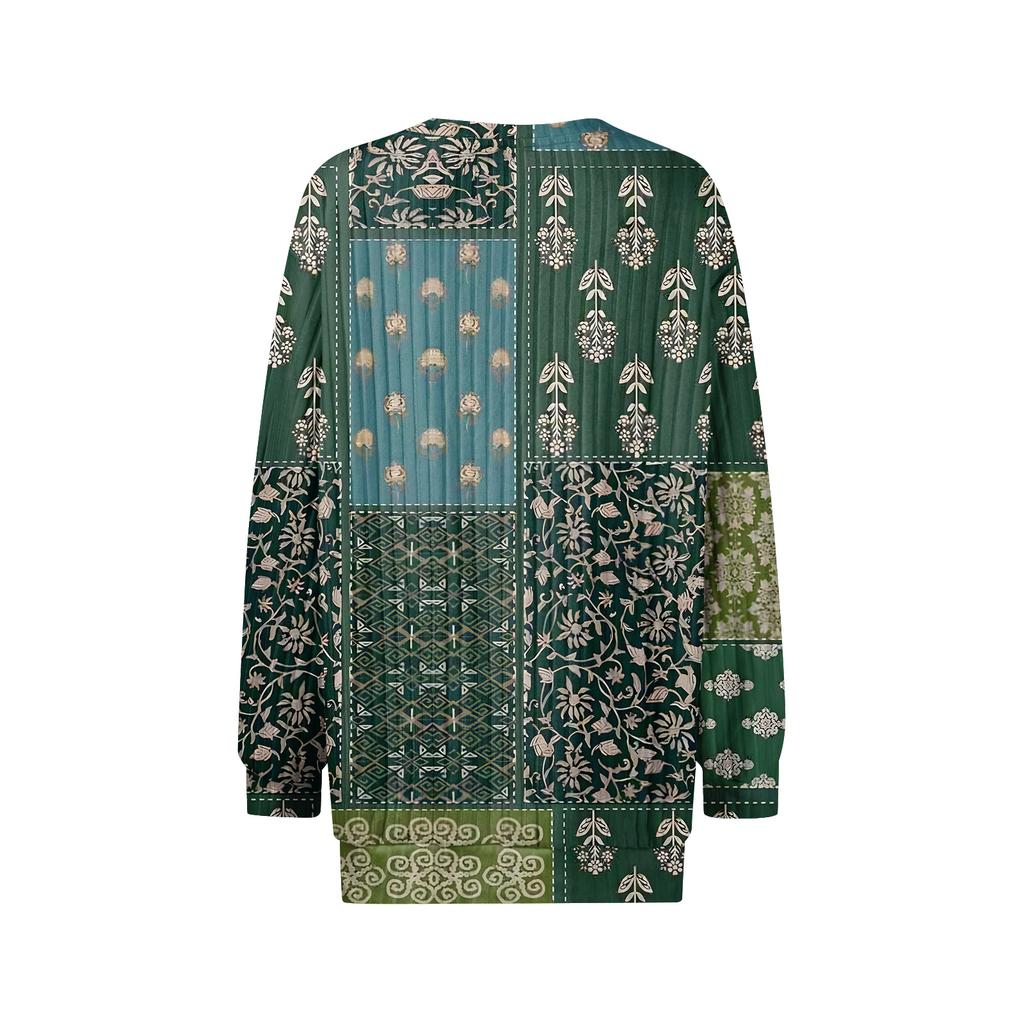 Женский принт Легкий Топ с круглым вырезом из матового хлопка