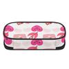 Pencil Case Roomy Interior 300D Polyester Zipper Closure with Main Compartment Mesh Pocket and Pen Slots for Everyday Study
