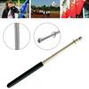 Easy To Carry Flag Pole Practical Retractable Black Durable