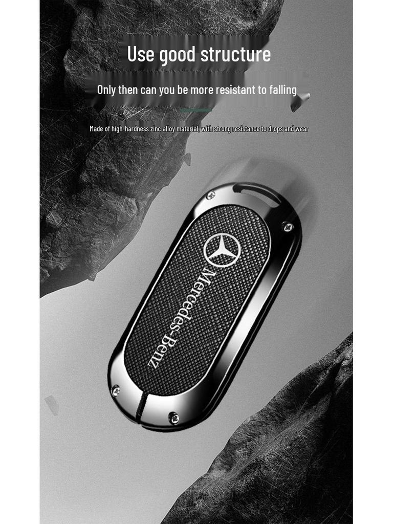Mercedes High-End Key Case for E300L, C260L, GLC, A200L, GLB, GLE