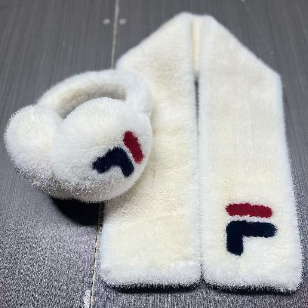 Camellia Imitation Rabbit Fur Scarf 23 Winter Fashionable and Elegant Women's Warm Neck Cover Neck Protection Small Fragrant Wind Scarf