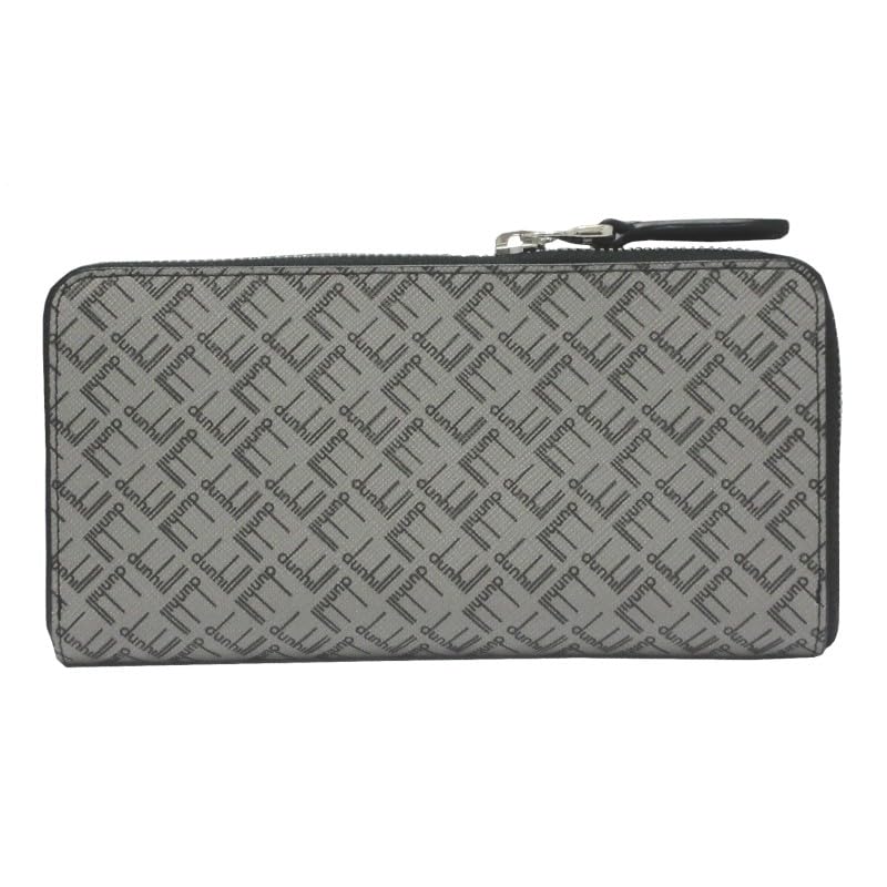 Long Wallet Round Coin Purse Signature Zip Coat Wallet DU21R2180LT038R GRANITE [Dunhill] Zipper/Zipper Signature Collection [Item]