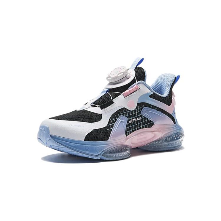 Anta Kids UFO 5.0 Durable Low-Top Running Shoes Kids Sneaker Blue Pink 322339901-4