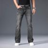Мужские расклешенные джинсы Мужские свободные джинсы средней талии Мужские дизайнерские классические джинсы из денима