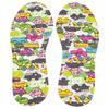 Children Soft Latex Car Pattern Insole Shoe Cushions Pad Breathable Massage Insoles
