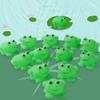 10 шт. Игрушки для ванны для малышей Виниловые Пищащие Мультяшные Игрушки-Лягушки Безопасные для душа Водные игрушки