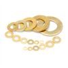 5/25/50/100pcs Brass Flat Washer Gasket Brass Gasket M2 M2.5 M3 M4 M5 M6 M8 M10 M12 M14 M16 M18 M20 Gasket Sheet Metal Ring