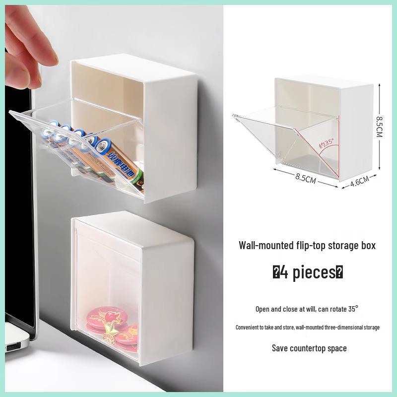 Wall-Mounted Tea and Coffee Organizer for Office or Pantry