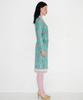 Cecese Rose Pointed Lace Hem Skirt Mint