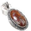 Noreena Jasper Handmade 925 Sterling Silver Jewelry Pendant 2.44" Z7u81