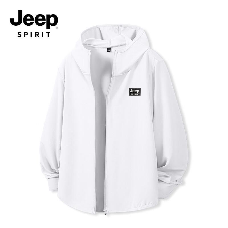 Мужская толстовка JEEP SPIRIT из ледяного шелка с защитой от УФ-излучения