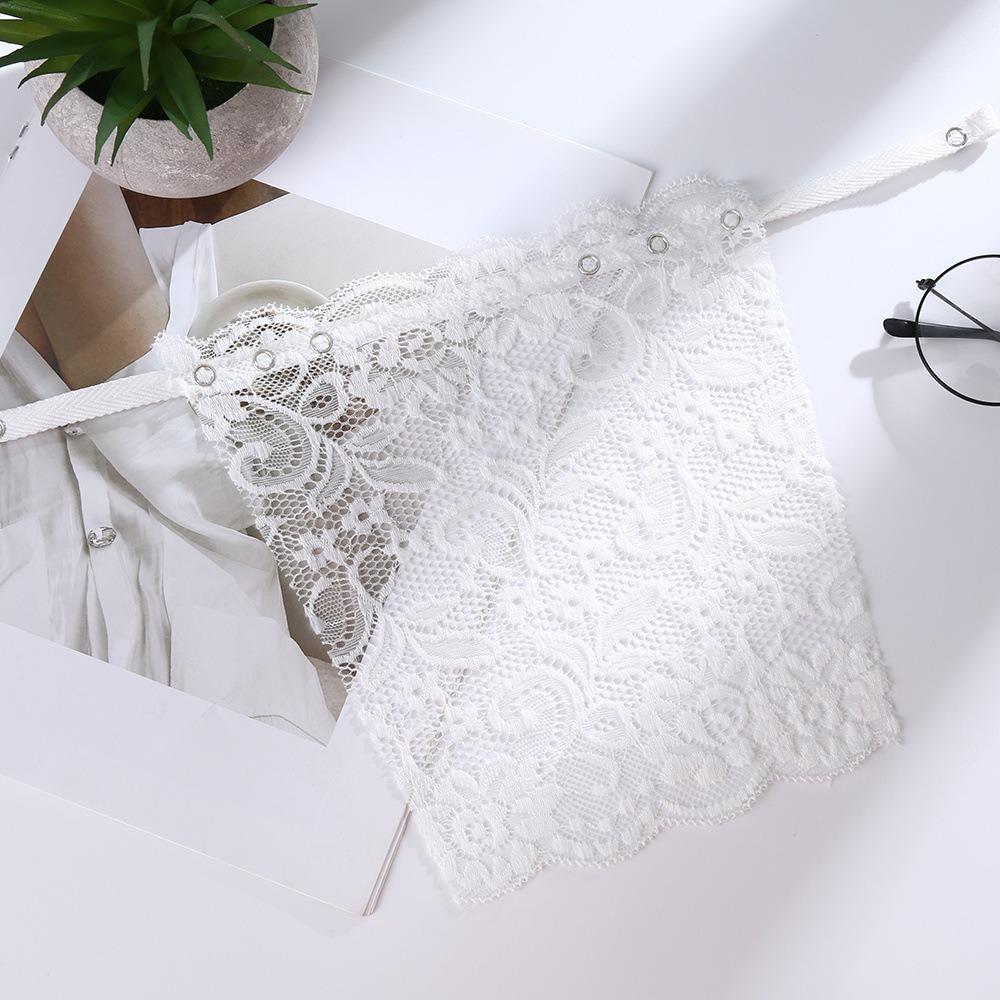 Vogue No Trace Lace Cover Underwear Short Style Undergarment Chest Cover Anti-Light Undergarment Inner Covering Bra Accessories Wrap Chest Invisible