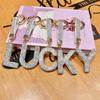 Letter A To Z Crystal Uppercase Pendant Full Letter DIY Keyring Car Keyring