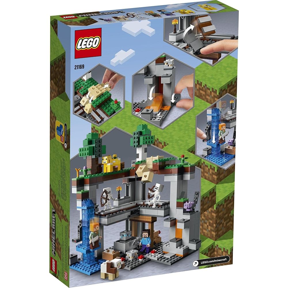 LEGO Набор Minecraft «Первое приключение» 21169 Игрушка для мальчиков и девочек от 8 лет